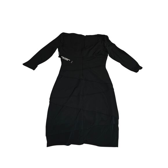 White House Black Market Dress Long Sleeve Tiered Cocktail Party - Picture 2 of 4